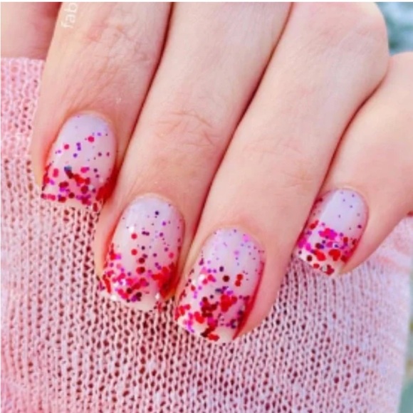 *Retired* Color Street: Love Shack | Valentine’s Day Red Glitter Clear Overlay - Picture 8 of 14